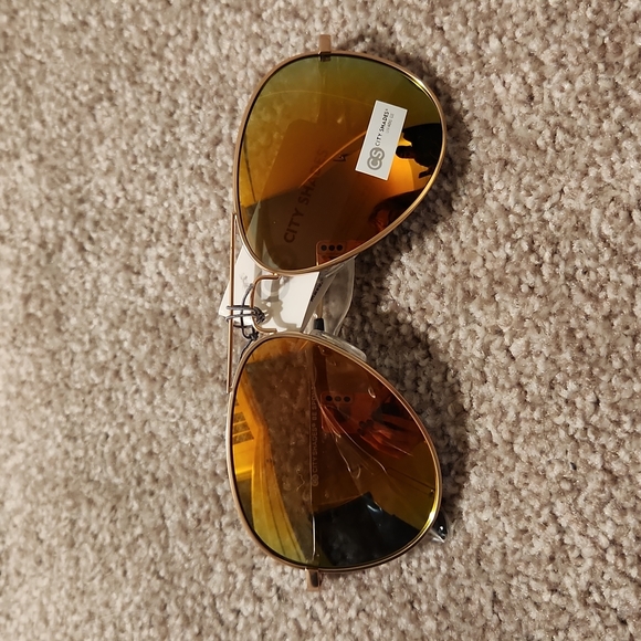 City Shades Accessories - Yellow Ombre Sunglasses